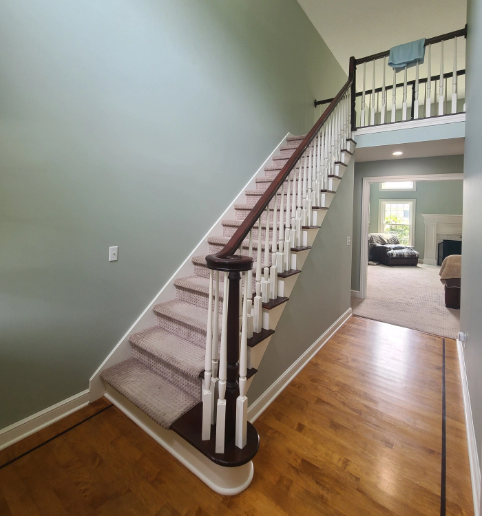 newly painted house interior